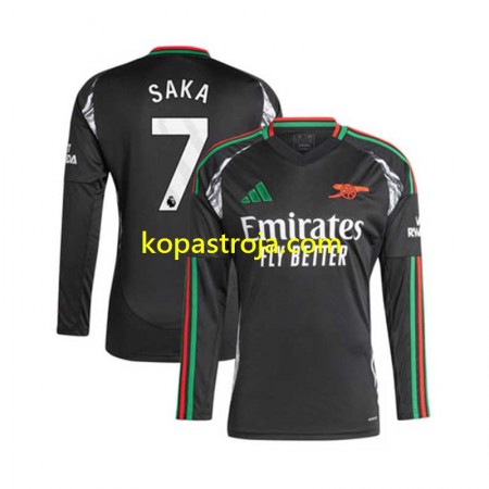 Billiga Fotbollströjor Arsenal SAKA 7 Borta tröja 2024/25 Långärmad